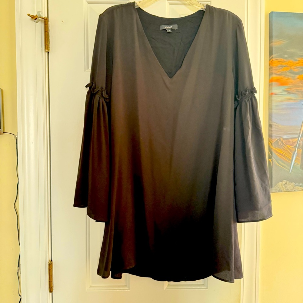 Studio F black blouse size 10